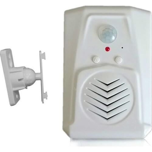 Talking PIR Motion Sensor Speaker Door Bell Wireless Ring Doorbell Welcome Alarm SD Card Sound Player Sound Effect