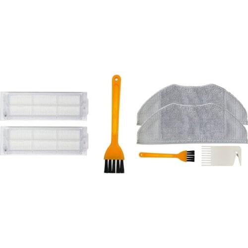 HEPA Filter for Xiaomi Mi Robot Vacuum Mop Pro STYJ02YM for Viomi V2 PRO V-RVCLM21B & Mop Cloth Cleaning Tools