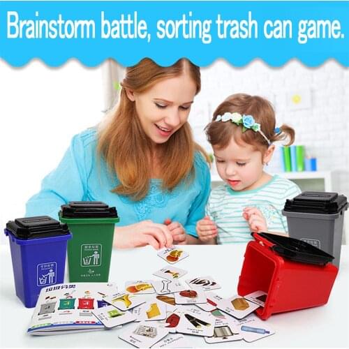 Garbage Classification Childrens Early Learning Intelligence Observation Parent-Child Interactive Tablegame Party Game