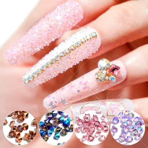 Q1QD 1Bag 3D Nail Art Decoration Kit Mixed Sizes Professional Nails Supplies Accessories Decor DIY Crafts