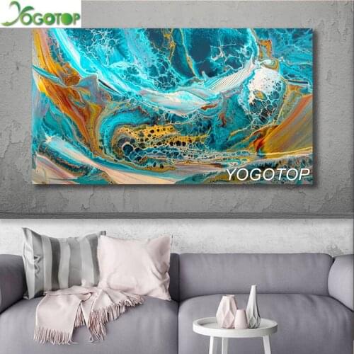 New Arrivals 5D Diamond Painting Full Square Diamond Mosaic Abstract Deluge Wall Art Landscape Diamond Embroidery YY3336