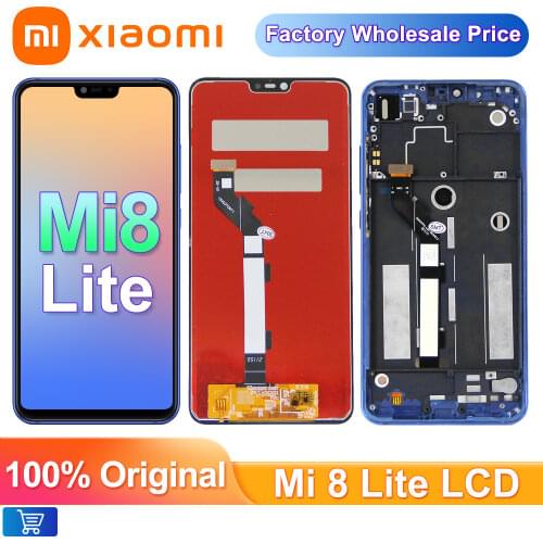 6.26'' Original LCD for Xiaomi Mi 8 lite Screen Display Touch Screen Digitizer Assembly Screen Replacement for Mi 8 Youth LCD