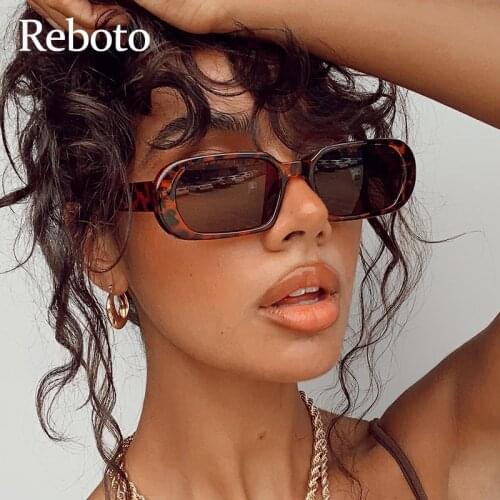 Fashion Oval Sunglasses Women Brand Small Vintage Leopard Rectangle Sun Glasses Female Eyewear Ladies Traveling Style UV400