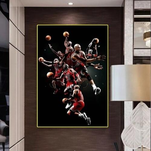 High Definition Printing MVP Shooter Jordan Sports Posters Classic Painting Bar Restaurant For Wall Art Living Home Room Decorat