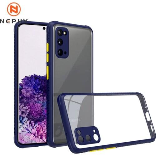 Shockproof Armor clear Phone Case For Samsung S10 S20 Plus Note 10 20 Ultra A10 A30 A50 S A70 A31 A41 A51 A71 A81 A91 Back Cover