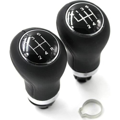 5 Speed and 6 Speed Manual Gear Shift Knob Lever Stick Pen Handle Head For Audi A4 B6 R12345 R123456 12345R