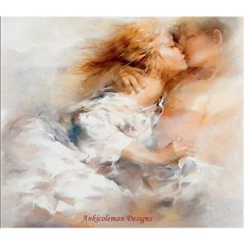 Needlework for embroidery DIY DMC High Quality - Counted Cross Stitch Kits Oil painting - Lovers