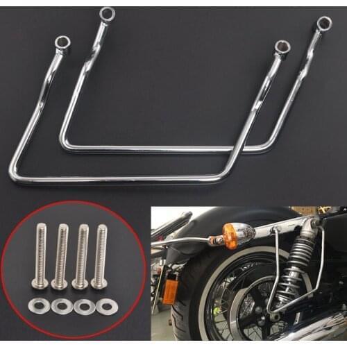 Motorcycle 15cm Saddlebag Support Bar Luggage Guard Bracket Saddle bag Parts For Kawasaki VN800 VN800A Classic 1995-2021