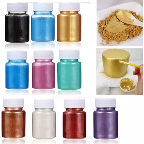 15g Edible Gold Powder Powder Baking Color Dust Mousse Cake Fondant Macaron Chocolate Decoration Bakeware Glitter Powder Tool