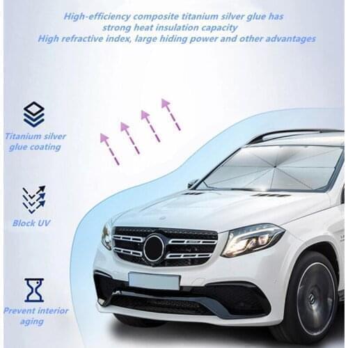 Sell Well Car Windshield Sun Shade Sunshade Covers For SSANGYONG Actyon Chairman Istana Korando Kyron Musso Nomad Rexton Rodius