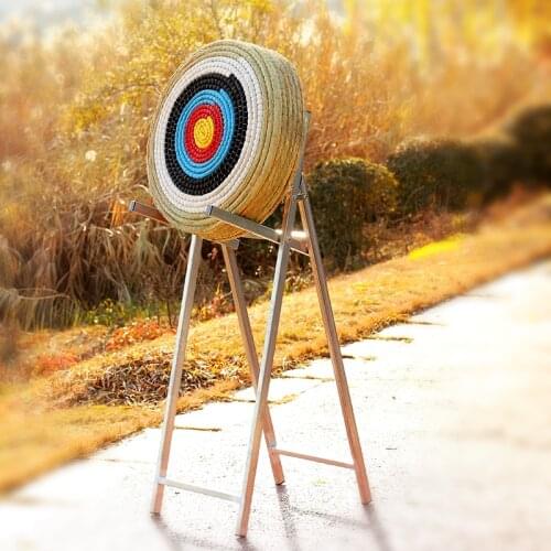 Archery Target Stand Bow and Arrow Shooting Target Shelf Foldable Aiming Rack Easy Folding Target Stand 1pc