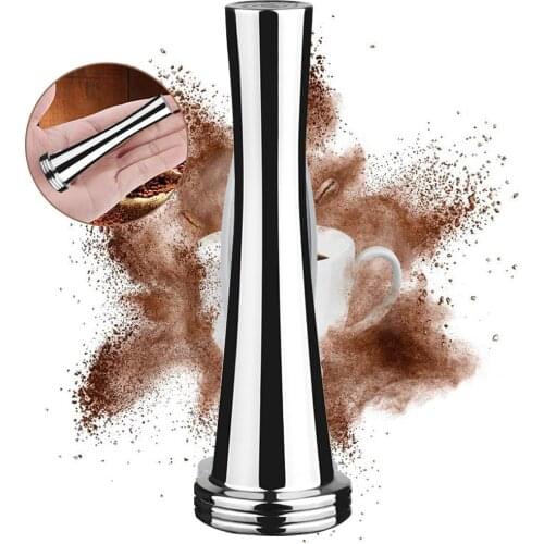 Coffee Tamper 41mm Espresso Tamper 41mm Aluminum Alloy Coffee Mat Stainless Steel Coffee Pull Flower Cup
