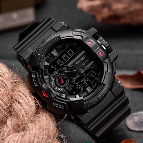 Military Watch Mens Waterproof Sports Watches For Men LED Digital Watch Top Brand Luxury Wristwatches Diving Relogio Masculino