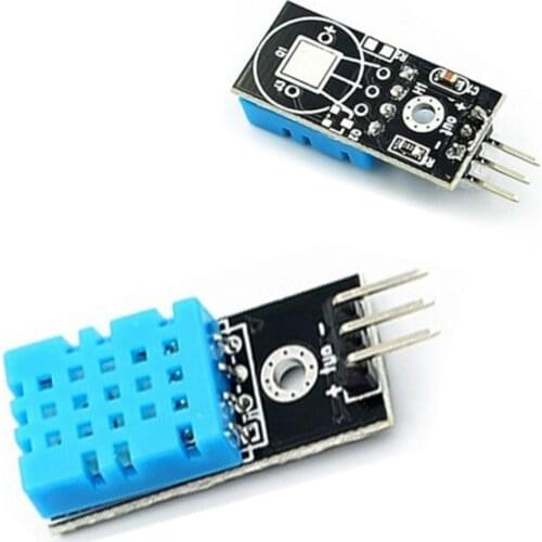 1Pc New Temperature And Relative Humidity Sensor DHT11 Module With Cable Smart Home Automation Moduls Kit Inteligent