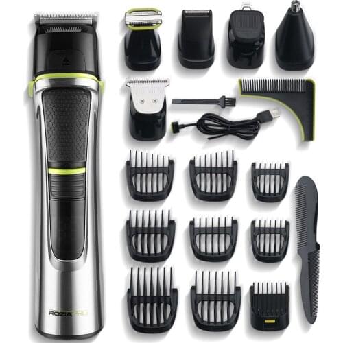 2021 Professional New Hair Clipper Beard Trimmer for Men Nose Ear Hair Trimmer Set Cutting Machine All In One Grooming Kit