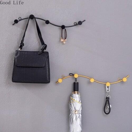 40CM Ins Simple Metal Creative Hook Home Wall Decoration Bedroom Porch Bathroom Wall Rack Door Hooks