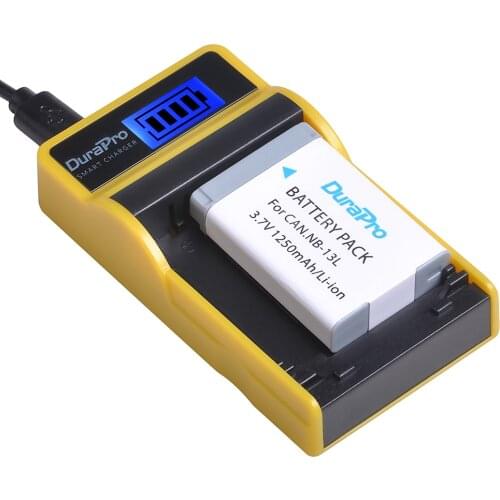 1pc NB-13L NB 13L 1250mAh Rechargeable Camera Battery Pack+ USB Charger for Canon G5X G7X G9X G7 X Mark II SX720 HS