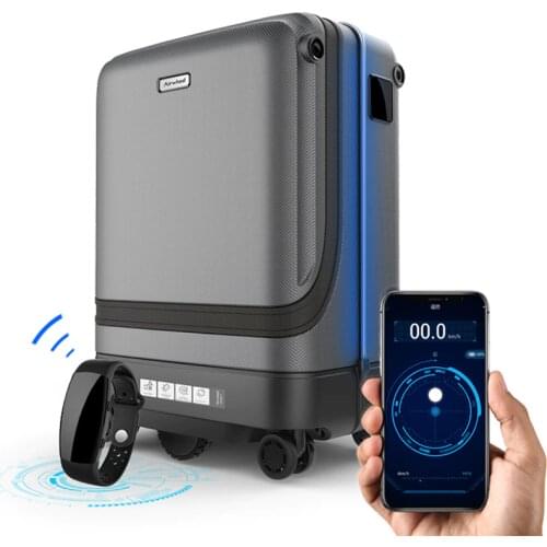 QiangHao brand 2018 new Smart suitcases trolleys automatically follow luggage 20" inch cabin travel case