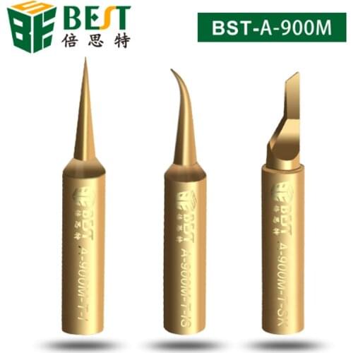BST-A-900M-T I/ IS/SK Lead Free Fine Soldering Iron Tips High Quality Fly Line Dedicated Pure Copper Precision I IS SK Tips