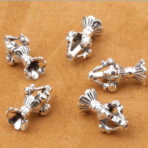 100% Silver Tibetan Dorje Bead Sterling Tibetan Dorje Guru Bead Tower Bead Buddhist Prayer Beads Guru Tower Bead