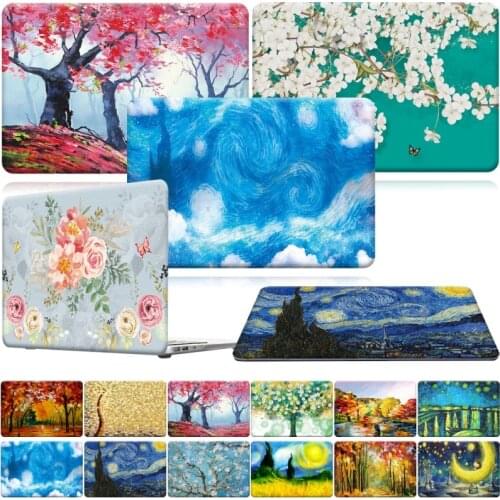 For Apple MacBook Air Pro Retina 11 12 13 15 16 Touch Bar print Painting Laptop Shell cover case 13.3 A1369 A1466 Pro 16 (A2141)