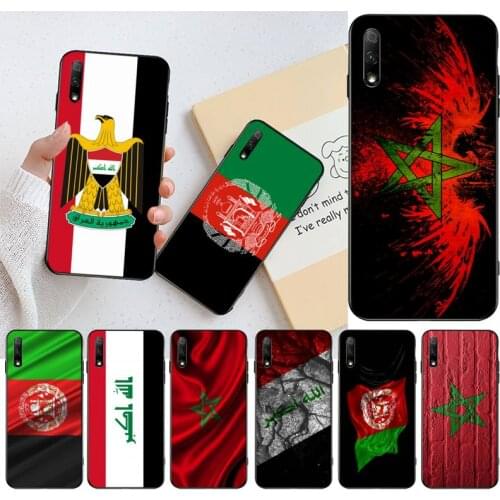 Morocco Iraq Afghanistan flag Phone Case for Huawei Honor 30 20 10 9 8 8x 8c v30 Lite view pro