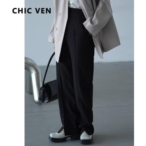 Женские брюки с высокой талией CHIC VEN China At AliExpress