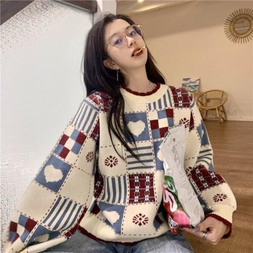 Cheap wholesale 2021 spring autumn winter new fashion casual warm nice women Sweater woman female OL Pullover Ay0229