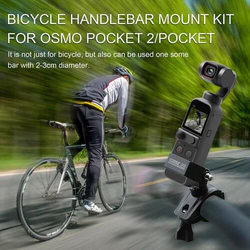 For DJI Pocket 2/Pocket Bicycle Expansion Fixed Bracket Rotatable Angles Handheld Gimbal Accessories