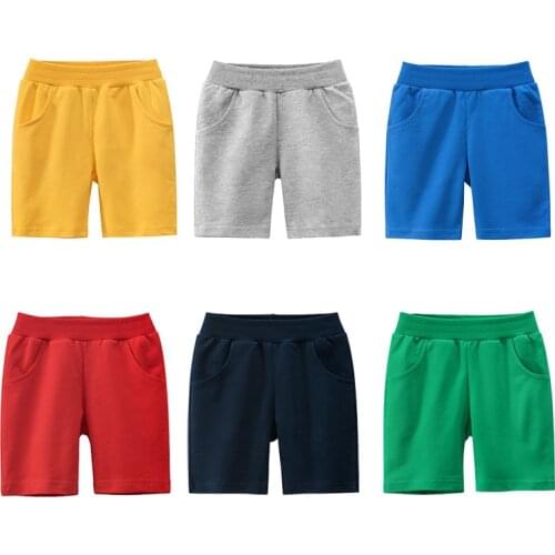 Boys Girls Summer Cotton Shorts Children 2020 Beach Shorts Short Sport Pants Casual Baby Trousers 2 4 6 8 10 Years Kids Clothes