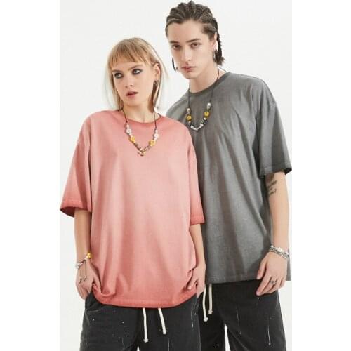 High quality mens oversized washed vintage tshirt distressed tops t shirt for men