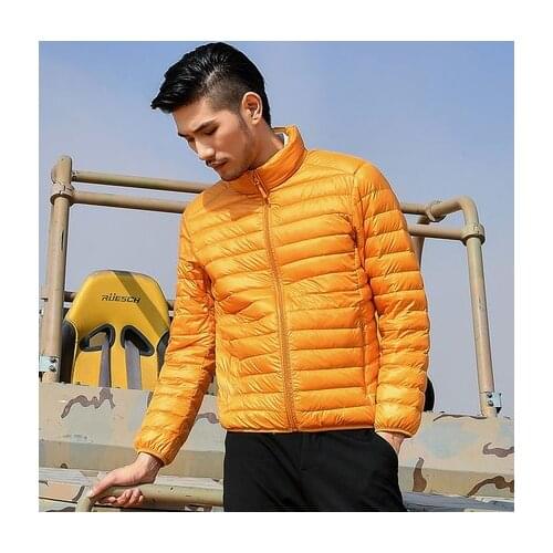 2020 New Brand New Plus Size 5XL Down Coat Jacket Ultralight Down Fruits Color Fashion Down Jacke Men Outwear LX1454