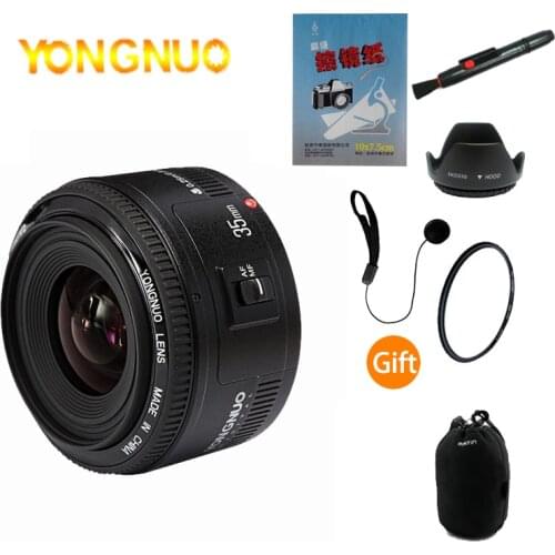 Camera lens Yongnuo 35mm F2 wide-angle fixed focus Canon EF full-frame SLR portrait autofocus lens
