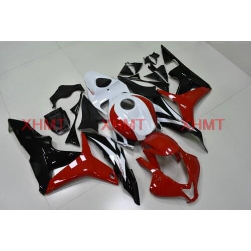 For Honda CBR600RR 2007 - 2008 Fairings for Honda CBR600RR 2008 Full Body Kits CBR 600 RR 08 Red White Black Bodywork