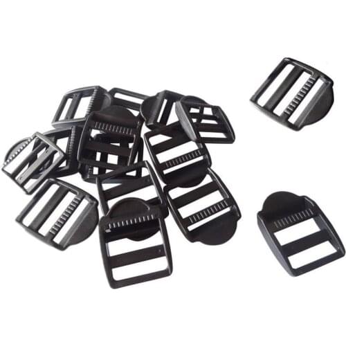 Free shipping 100 PCS 20mm Plastic Buckles for ParaCord Bracelet webbing Release Buckles for packbags bag accessories