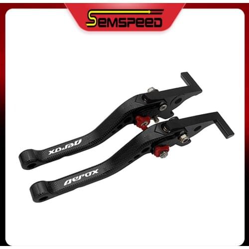 Latest Motorcycle Clutch and Brake Lever For YAMAHA Aerox 155 NVX 155 150 125 2015-2020 SEMSPEED CNC 3D Short Rhombus Levers
