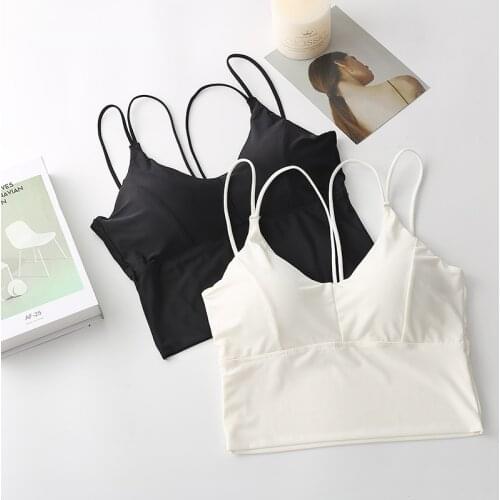 Sexy Ice Silk Bras Women Wireless Bralette Seamless Cozy Soft Underwear Tops Beauty Back Push Up Lingerie Tube Tees нижнее белье