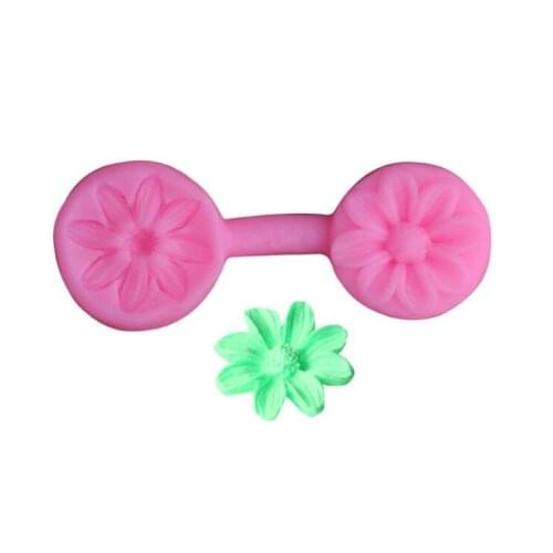 Flower Silicone Mold Sugarcraft Embossed Fondant Cake Decorating Tools Fimo Clay Candy Jelly Chocolate Gumpaste Molds