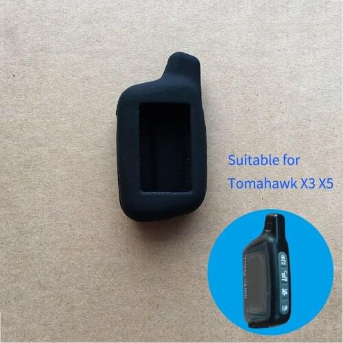 High quality Russian version of silicone case for Tomahawk X5 X3 X5 lcd two way remote control russia silicone alarm