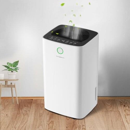 Intelligent Dehumidifier Moisture Absorber Air Purifier for Home 12L/D Mute Bedroom Basement High Power Dehumidification
