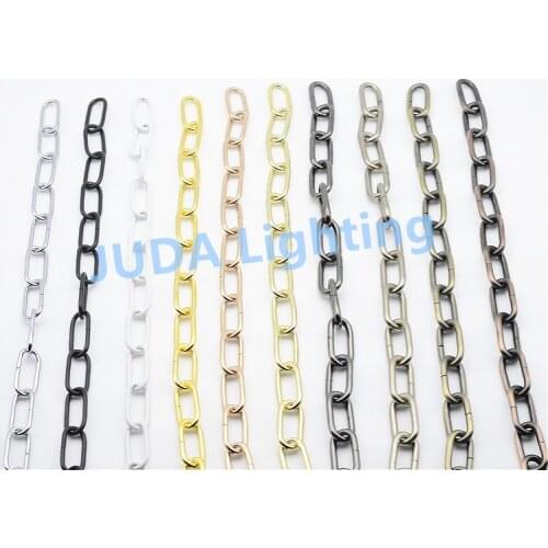 Vintage Lighting fittings Lighting accessories lamp lantern Top chain metal iron drag chains buckle chain bronze led chandeliers