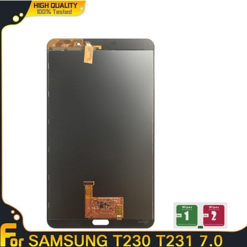 For Samsung GALAXY Tab 4 7.0 T230 T231 T235 LCD Display Tablet Touch Screen Digitizer Sensors Assembly Panel Replacement Parts
