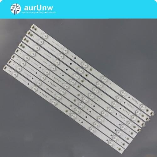 1set=8pcs 425MM LED Backlight strip IC-B-0262201TLQ39D034L IC-B-0262201TLQ39D034R For LED39C600J LE39D39
