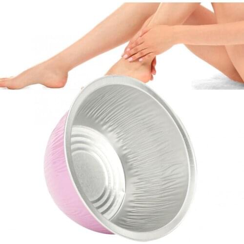 Wax 10pcs Hair Removal Tool Container Golden Aluminum Foil Bowl Wax Bean Melting Wax Bowl Facial Hair Remover