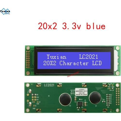 2002 3.3V Character LCD display module blue LC2021 HD44780 Laurel brand New LC2021 instead WH2002A