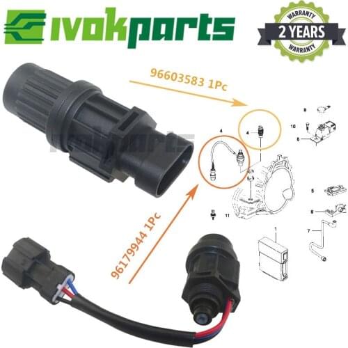 2x Transmission Speed Sensor For Chevrolet Chevy Aveo Daewoo Nubira Lanos 1.5L 1.6L 2.0L 96179944 96213551 96190708 96603583