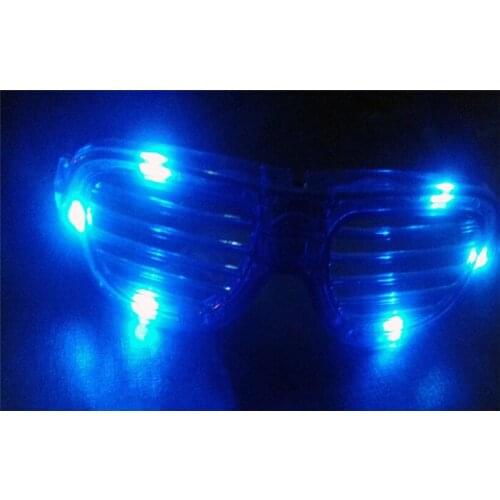 96pcs/ lot LED Glasses flashing blind glasses Light led Shutter Glasses