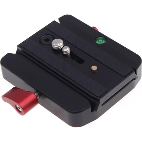 Andoer Rapid Connect Adapter Clamp with QR Plate 501PL for Manfrotto Tripod Head 701HDV