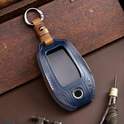 Leather Car Remote Key Full Cover Case for BMW 5 6 7 Series GT 730 740 530i X3 X5 X6 X7 G11 G12 740li Remote Key Shell Holder