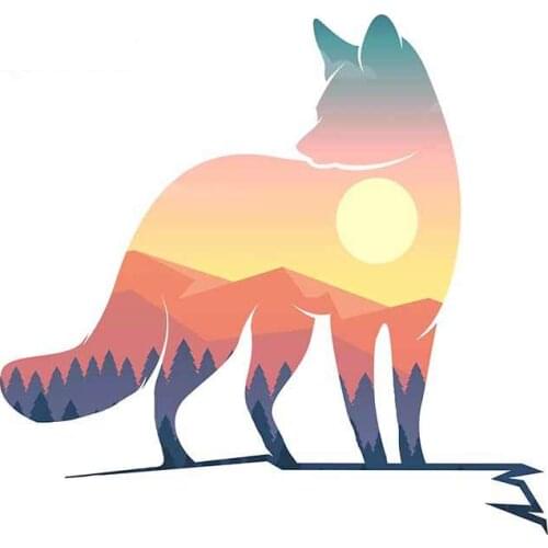 Hot 13 Cm X 12.7cm for Cartoon Funny Car Stickers Sunscreen Decal Car Accessories Waterproof Custom Printing Apply To Car